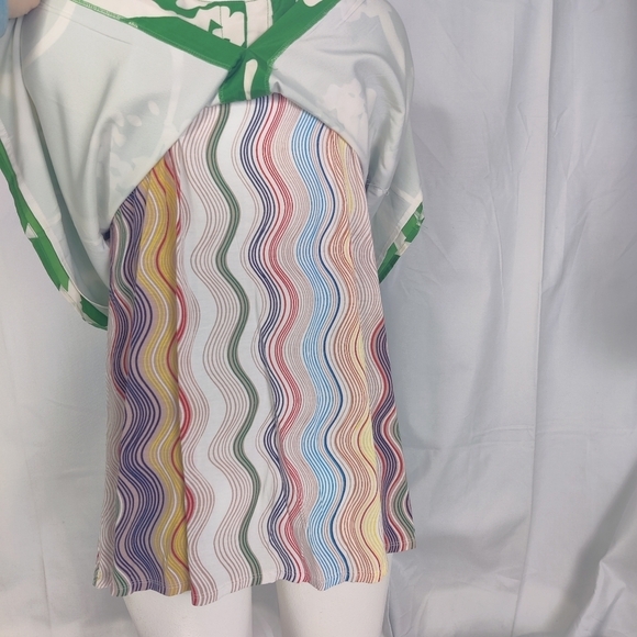 Anthropologie Green and Cream Floral Print Tank Top - Picture 8 of 12